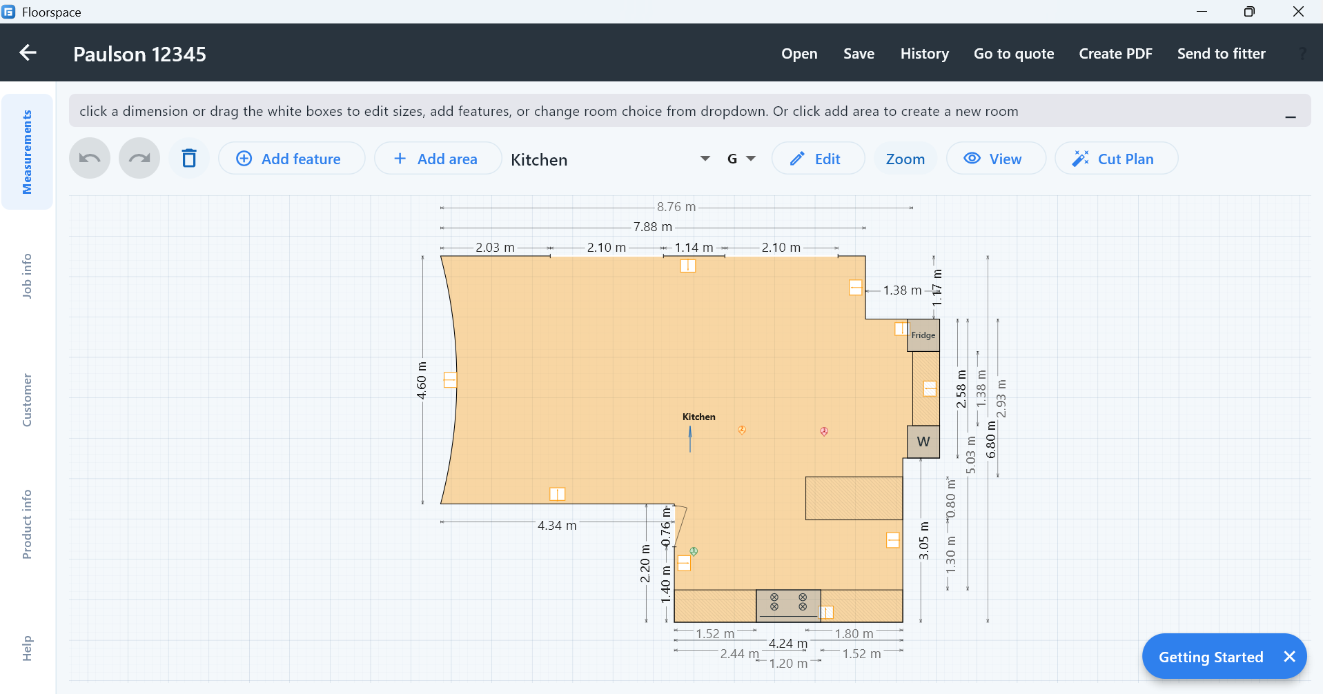 Kitchen plan